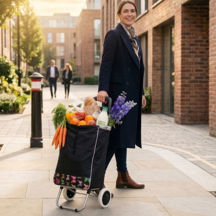 25L Folding Grocery Trolley