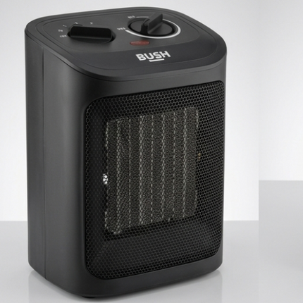 Bush 2kW Ceramic Fan Heater – Black