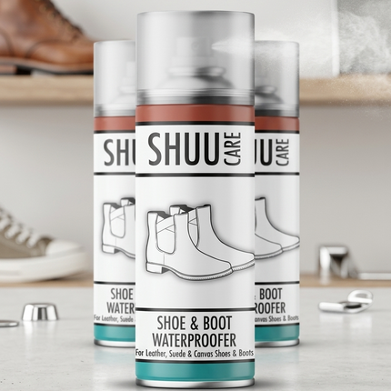 300ml SHUU Shoe & Boot Care Sprays Waterproofing & Deep Clean for Leather  Suede