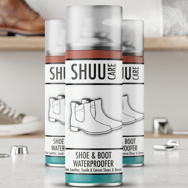 300ml SHUU Shoe & Boot Care Sprays Waterproofing & Deep Clean for Leather  Suede