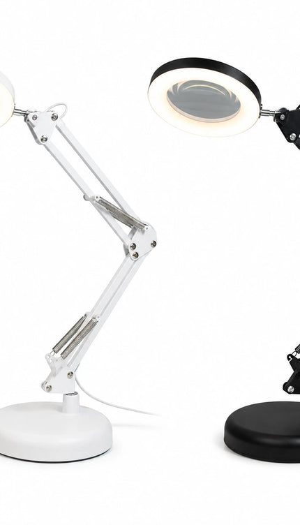 LED Magnifier Lamp 3X Magnifying Glass Usb Desk Light 3 Colour Modes 10Brightnes
