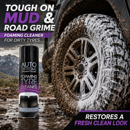 2x Foaming Tyre & Alloy Wheel Spray Cleaner 300ml