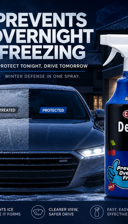 CarPlan De-Icer Spray 1L Frozen Car Windows Fast Acting Frost Remover Preventer