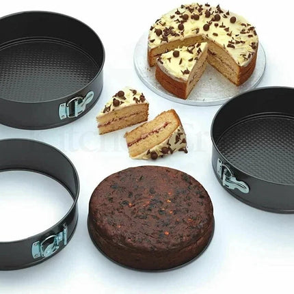3 Pack Non-Stick Springform Cake Tins