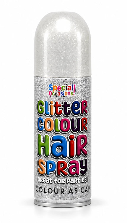 Glitter Colour Hair Spray 200ml – Temporary Washable Hair Colour | 6 Vibrant Shades