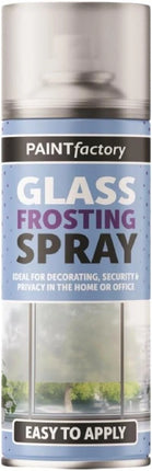 GLASS FROSTING SPRAY Multipurpose Paint Aerosol Privacy Decorative Spray - 400ML