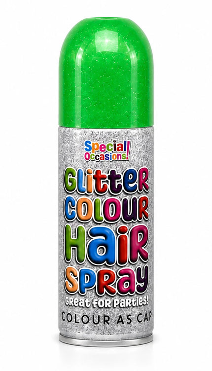 Glitter Colour Hair Spray 200ml – Temporary Washable Hair Colour | 6 Vibrant Shades