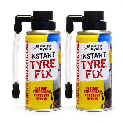 2x Instant Tyre Fix Spray Bicycle Bike Can Emergency Puncture Repair Kit 200ml