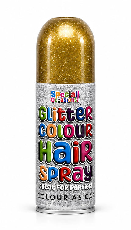 Glitter Colour Hair Spray 200ml – Temporary Washable Hair Colour | 6 Vibrant Shades