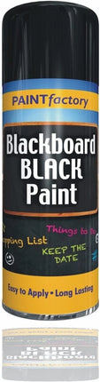 Blackboard Black Spray Paint Long Lasting Black Matt finish Spray Paint - 400ml