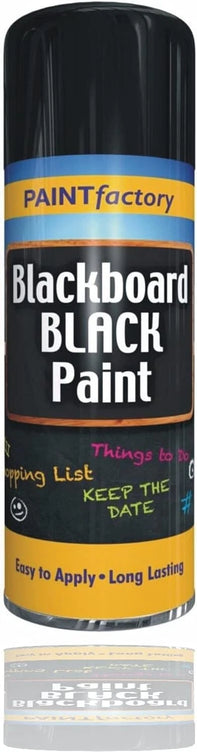 Blackboard Black Spray Paint Long Lasting Black Matt finish Spray Paint - 400ml