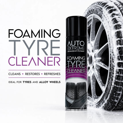 2x Foaming Tyre & Alloy Wheel Spray Cleaner 300ml