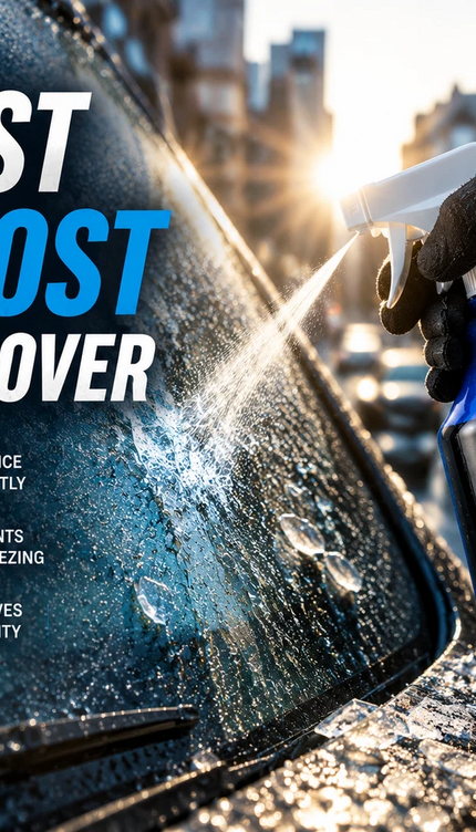 CarPlan De-Icer Spray 1L Frozen Car Windows Fast Acting Frost Remover Preventer