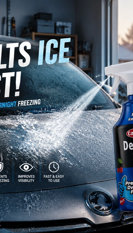 CarPlan De-Icer Spray 1L Frozen Car Windows Fast Acting Frost Remover Preventer