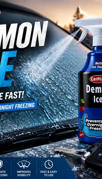 CarPlan De-Icer Spray 1L Frozen Car Windows Fast Acting Frost Remover Preventer
