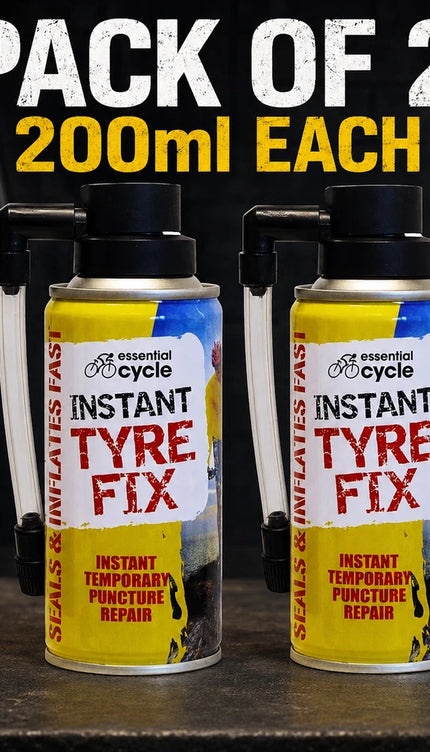 2x Instant Tyre Fix Spray Bicycle Bike Can Emergency Puncture Repair Kit 200ml