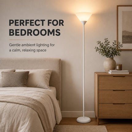 Uplighter Floor Lamp Sleek & Modern Standing Tall Lamp for Home Office
