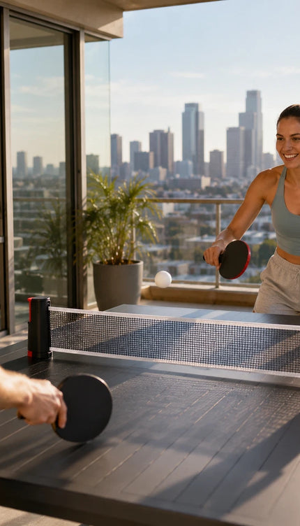 Portable Retractable Table Tennis Net with Adjustable Clamps