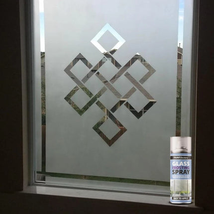 GLASS FROSTING SPRAY Multipurpose Paint Aerosol Privacy Decorative Spray - 400ML