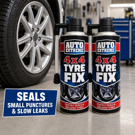 2x Instant Tyre Fix Spray Car Jeep SUVs Can Emergency Puncture Repair Kit 450ml