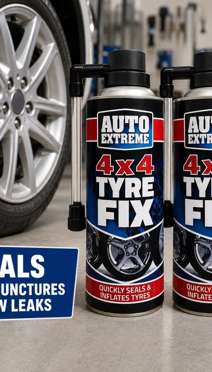 2x Instant Tyre Fix Spray Car Jeep SUVs Can Emergency Puncture Repair Kit 450ml