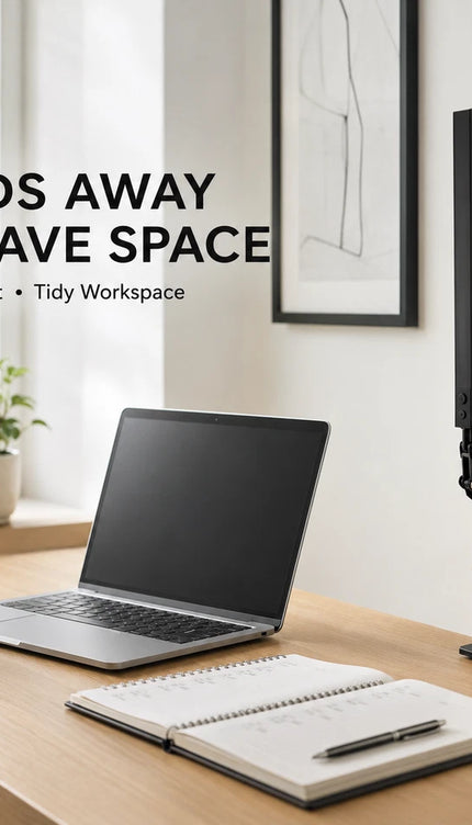 LED Metal Desk Lamp with Clamp – Adjustable Swing Arm, 3 Colour Modes & 10 Brightness Levels