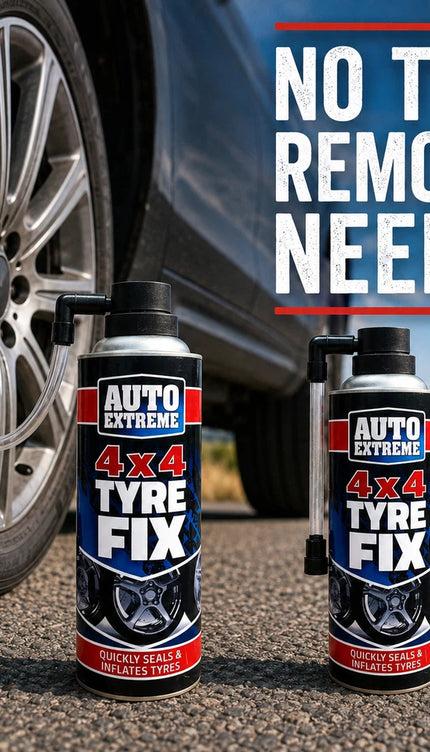 2x Instant Tyre Fix Spray Car Jeep SUVs Can Emergency Puncture Repair Kit 450ml