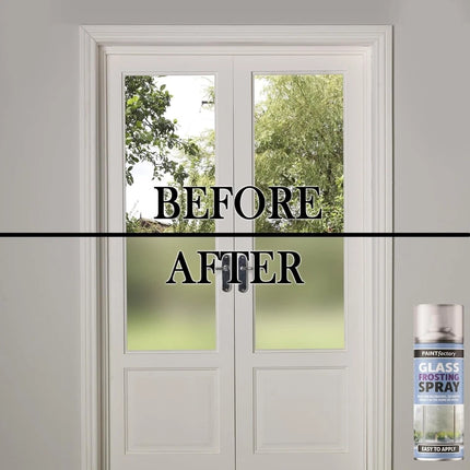 GLASS FROSTING SPRAY Multipurpose Paint Aerosol Privacy Decorative Spray - 400ML