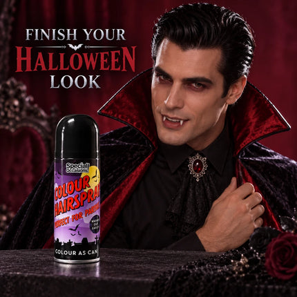 Halloween Hair Colour Spray 200ml Temporary Wash Out Fancy Dress Up Party Dye