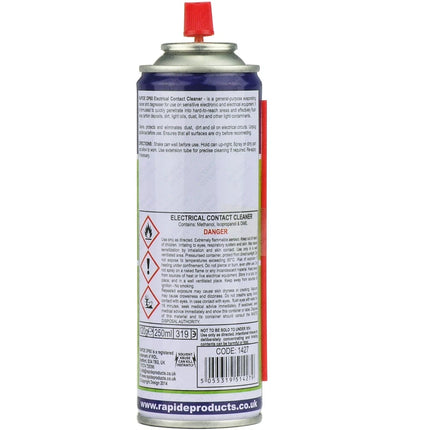 4x 200ml Electrical Contact Cleaner Switch Clean Aerosol Spray Can Dirt Remover