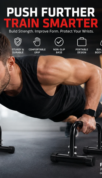 Parallettes Push-Up Bars for Calisthenics & Gymnastics – Pair
