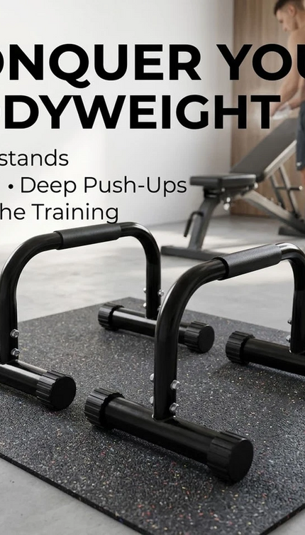 Parallettes Push-Up Bars for Calisthenics & Gymnastics – Pair