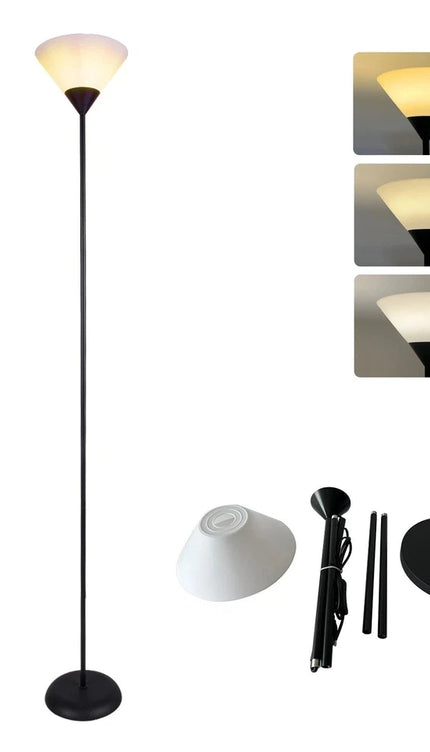 Uplighter Floor Lamp Sleek & Modern Standing Tall Lamp for Home Office