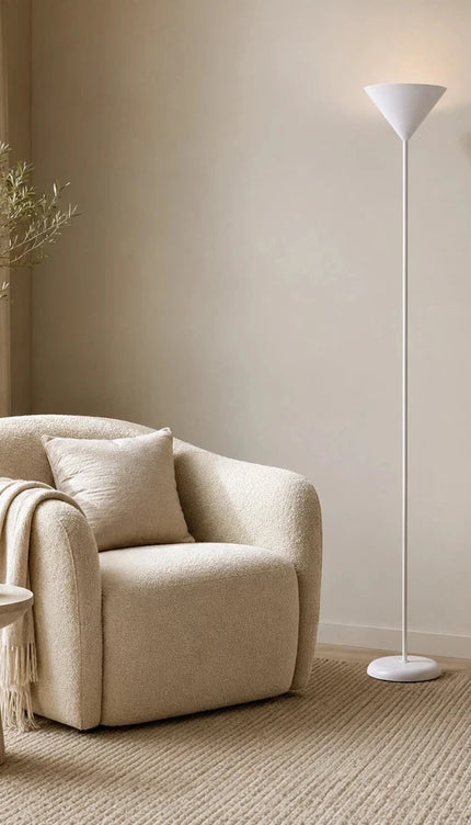 Uplighter Floor Lamp Sleek & Modern Standing Tall Lamp for Home Office