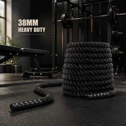 Battle Rope 38mm Heavy Duty Gym Workout Cardio Fitness Training Sled Pull Rope
