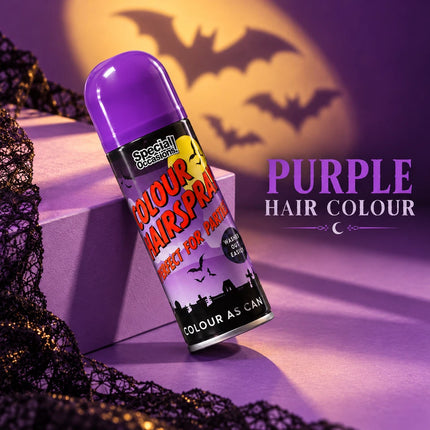 Halloween Hair Colour Spray 200ml Temporary Wash Out Fancy Dress Up Party Dye