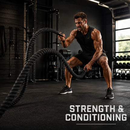 Battle Rope 38mm Heavy Duty Gym Workout Cardio Fitness Training Sled Pull Rope