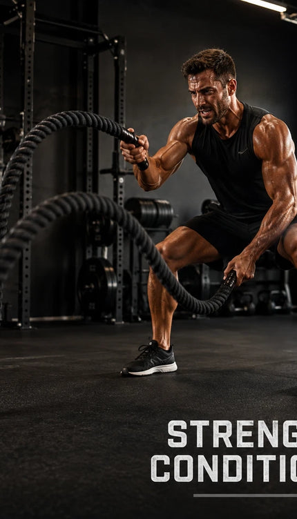 Battle Rope 38mm Heavy Duty Workout Cardio Heavy Exercise Training Workout Gym