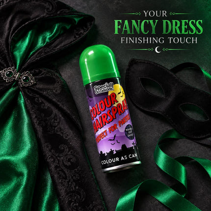 Halloween Hair Colour Spray 200ml Temporary Wash Out Fancy Dress Up Party Dye
