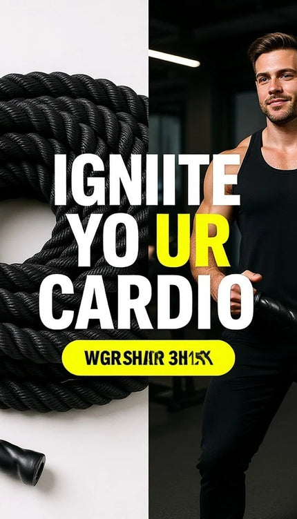 Battle Rope 38mm Heavy Duty Workout Cardio Heavy Exercise Training Workout Gym