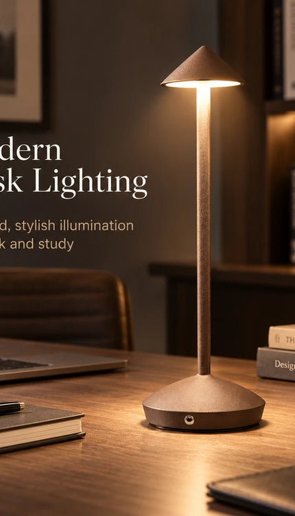 Cordless Rechargeable LED Table Lamp – Dimmable, 3 Light Modes